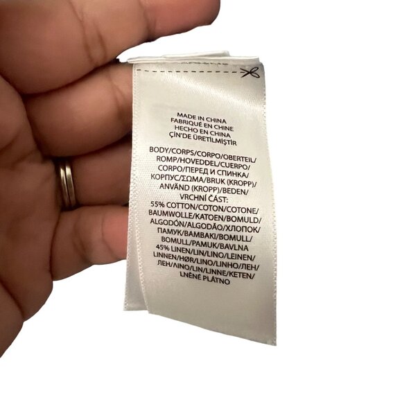 Polo Ralph Lauren Womens Blue Linen Blend Cable Knit Boatneck Sweater Size Large - Picture 6 of 6